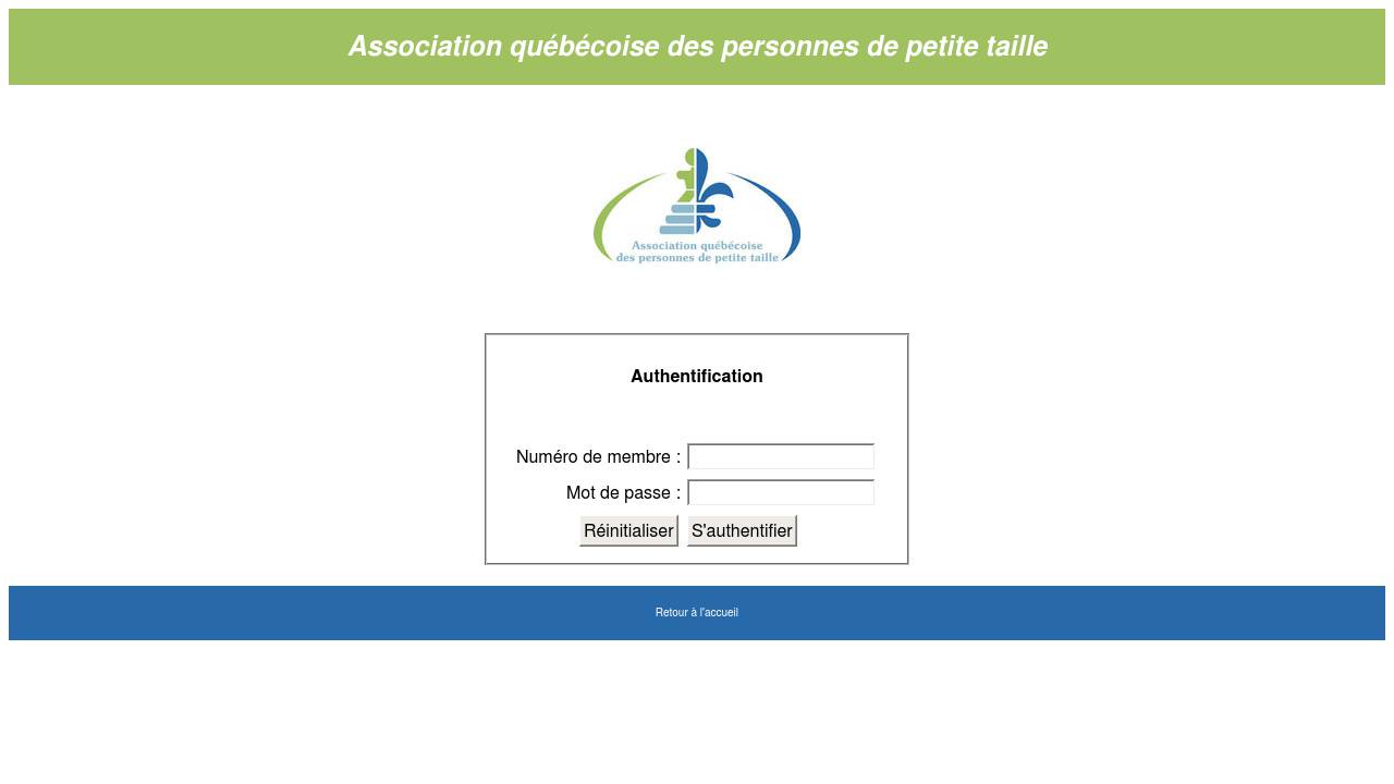 Capture écran de la page